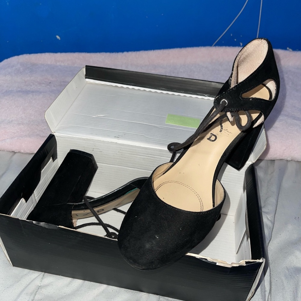 black heels